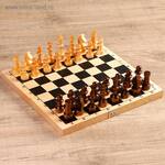 3в1 "Орнамент": шахматы, шашки, нарды 29×29 см, дерево1